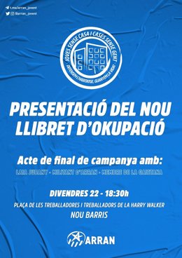 La Fiscalía abre diligencias de investigación a raíz de una denuncia de Vox contra el manual de okupación que ha publicado Arran.