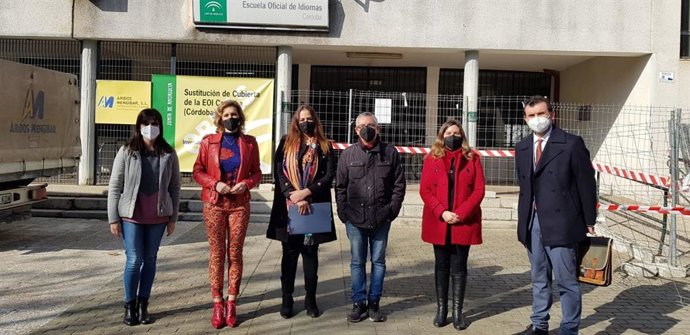 Visita de la delegada territorial de Educación y Deporte de la Junta en Córdoba, Inmaculada Troncoso, a la EOI Corduba.