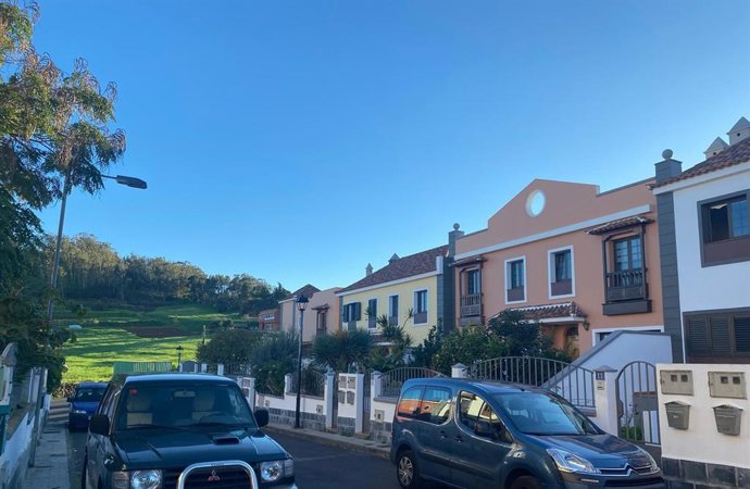 Zona residencial cercana al centro de acogida temporal de migrantes de Las Raíces (Tenerife)