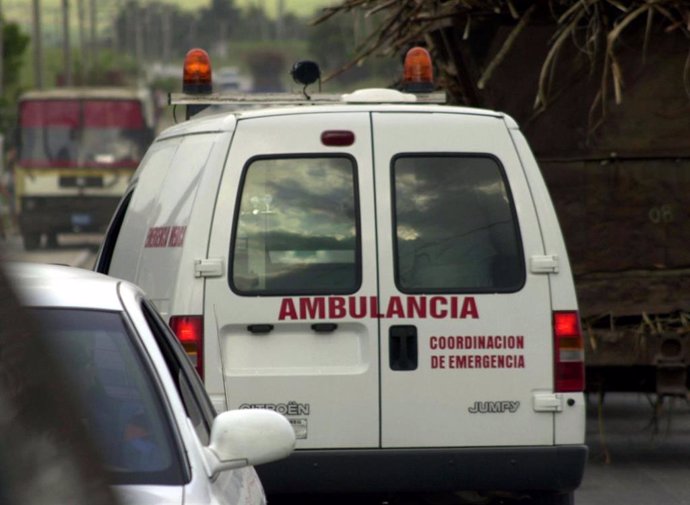 Ambulancia en La Habana, Cuba