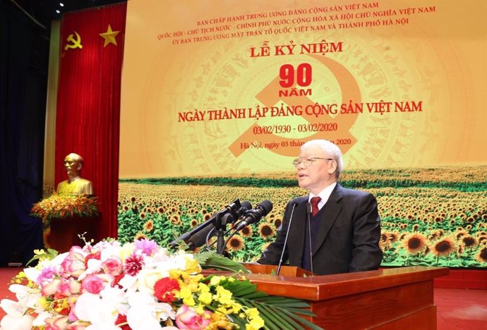El presidente de Vietnam, Nguyen Phu Trong.