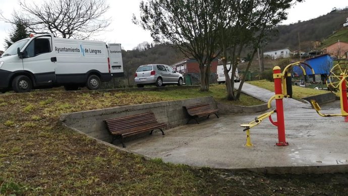 Limpieza en un parque