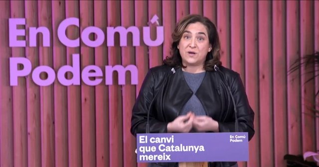 La alcaldesa de Barcelona, Ada Colau