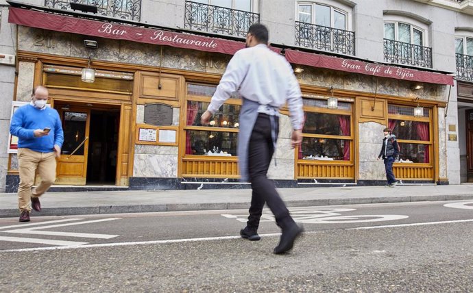 Imagen de una cafetería en Madrid