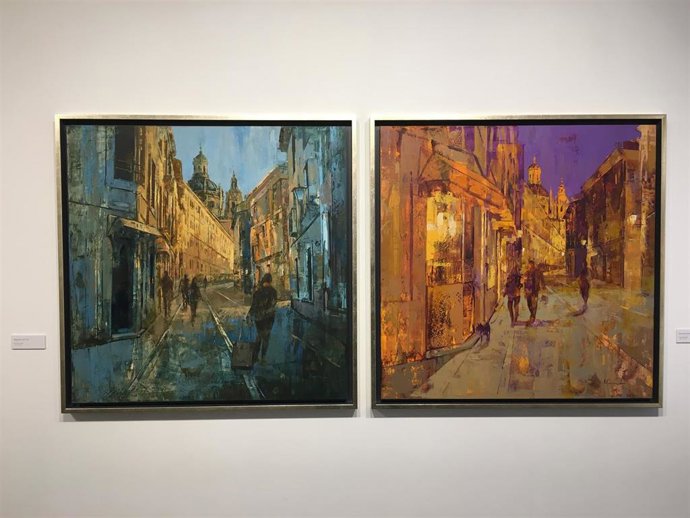 Una de las obras expuestas en las muestras organizadas por la Diputación.