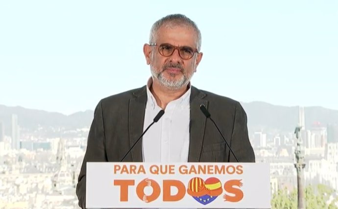 El candidato de Cs a la Presidencia de la Generalitat, Carlos Carrizosa