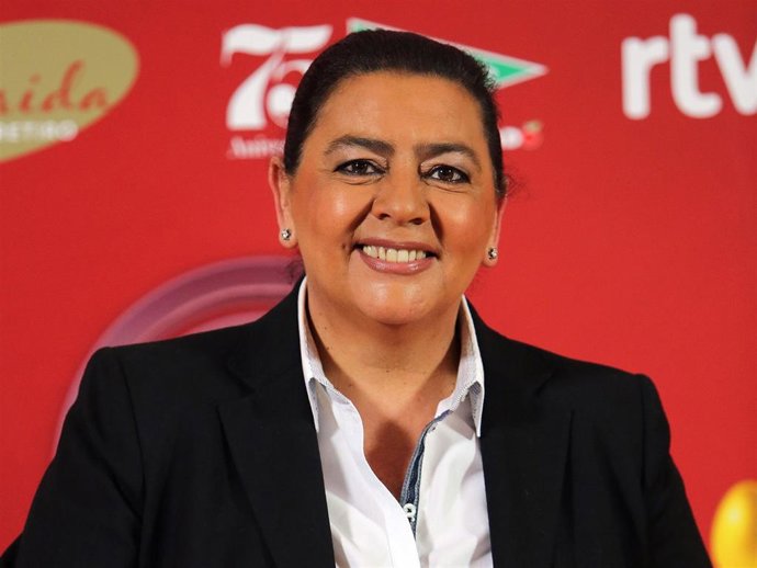 María del Monte, de lo más sonriente