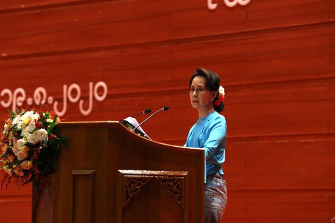 Aung San Suu Kyi, líder 'de facto' del Gobierno de Birmania