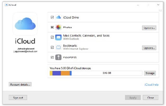 Contraseñas en iCloud para Chrome
