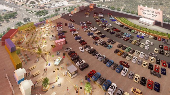 Recreación de Autocine Málaga