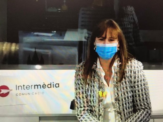 La candidata de Junts a las elecciones catalanas, Laura Borrs