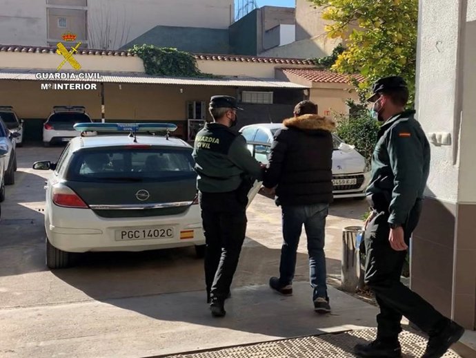 Imagen de uno de los detenidos