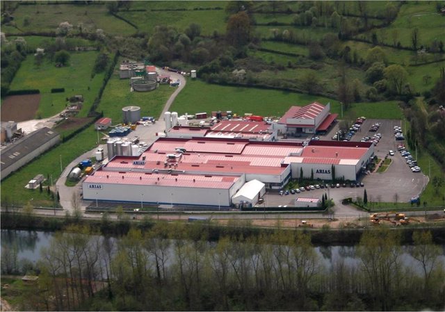 Fábrica de Mantequerías Arias en Vegalencia (Asturias)