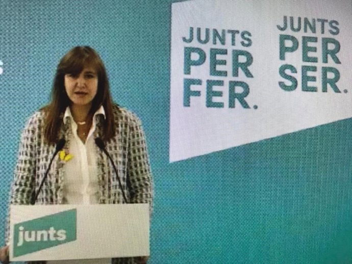 La candidata de Junts a las elecciones, Laura Borrs