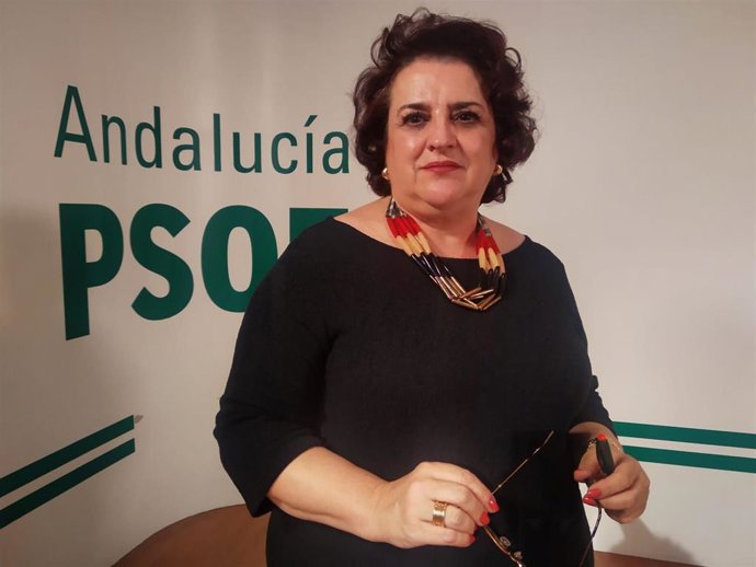 La parlamentaria andaluza del PSOE Teresa Jiménez, en imagen de archivo