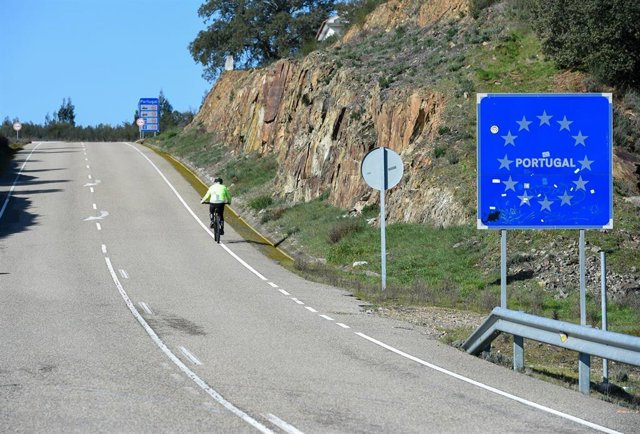 Frontera con Portugal en Valverde del Fresno