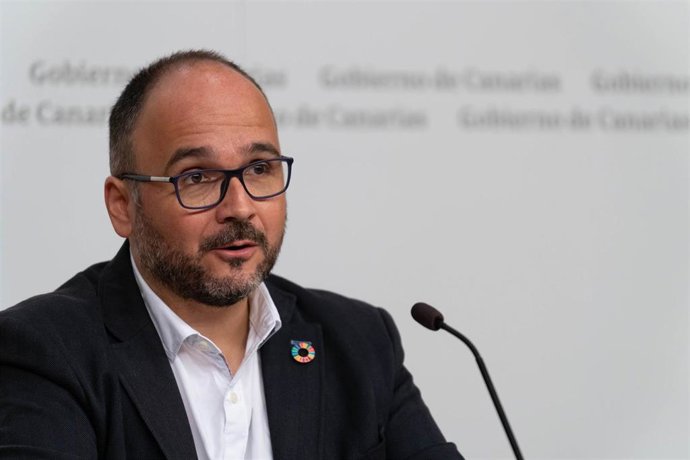 El consejero de Transición Ecológica, Lucha contra el Cambio Climático y Planificación Territorial del Gobierno de Canarias, José Antonio Valbuena