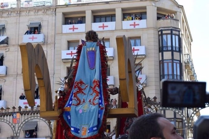 Imagen de archvio de El Alardo, el acto más sonoro de la fiesta de los Moros i Cristians de Alcoi