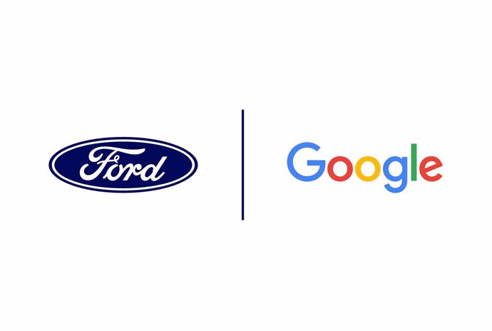 Logos de Ford y Google.