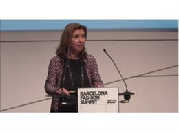 La directora de Comercio del Departamento de Empresa y Conocimiento de la Generalitat, Muntsa Vilalta, en el Barcelona Fasion Summit