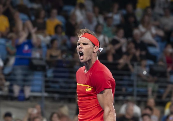 Rafael Nadal celebra un punto el año pasado en la Copa ATP 2020