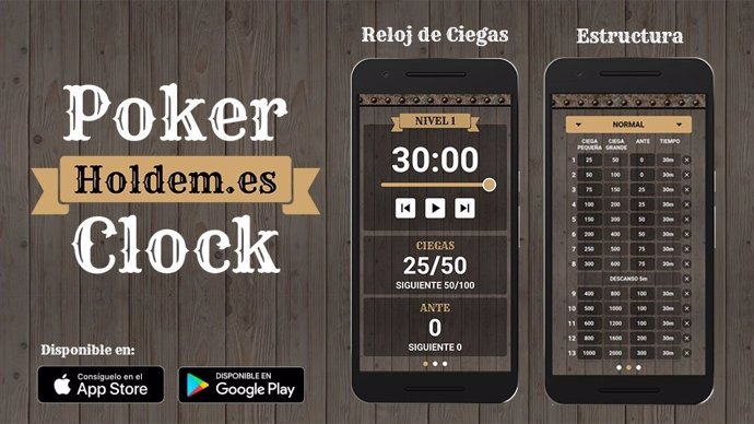 Aplicación Poker Clock de Holdem.Es
