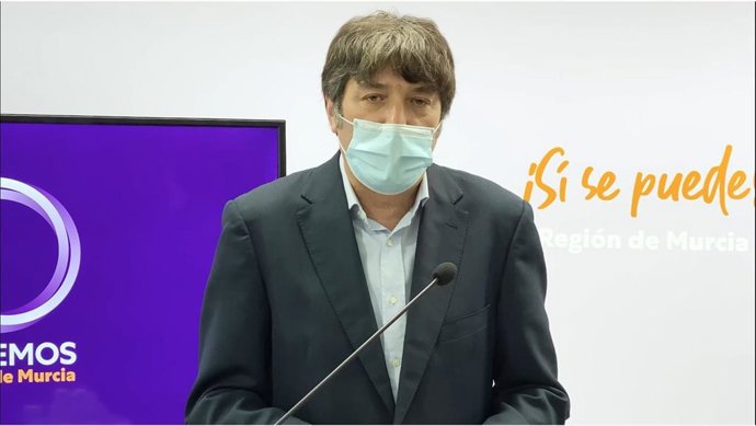 Fotografía de Rafael Esteban, diputado autonómico de Podemos