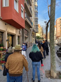 Oficines de Correus durant el termini per votar per correu en les eleccions catalanes del 14 de febrer.