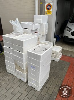 Parte de los bienes decomisados en operativos en Galicia