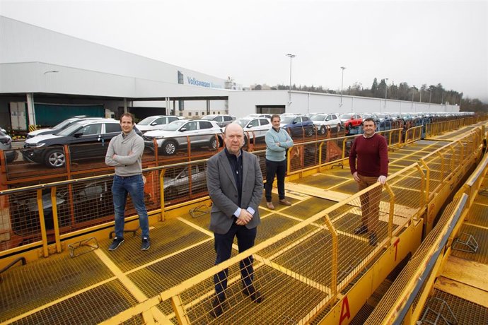Guillermo Ariz, Pablo Mendívil, Fernando Alves y Eduardo Sanz.