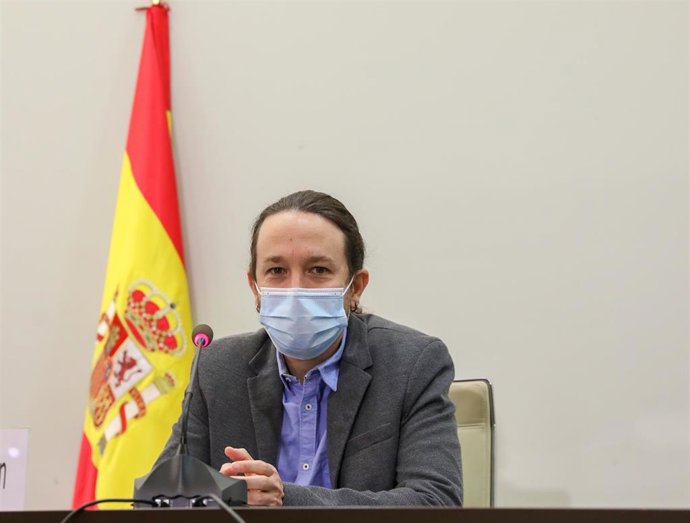 El vicepresidente del Gobierno y ministro de Derechos Sociales y Agenda 2030, Pablo Iglesias.
