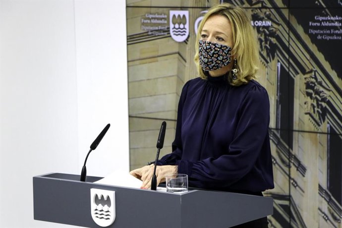 La portavoz de la Diputación de Gipuzkoa, Eider Mendoza