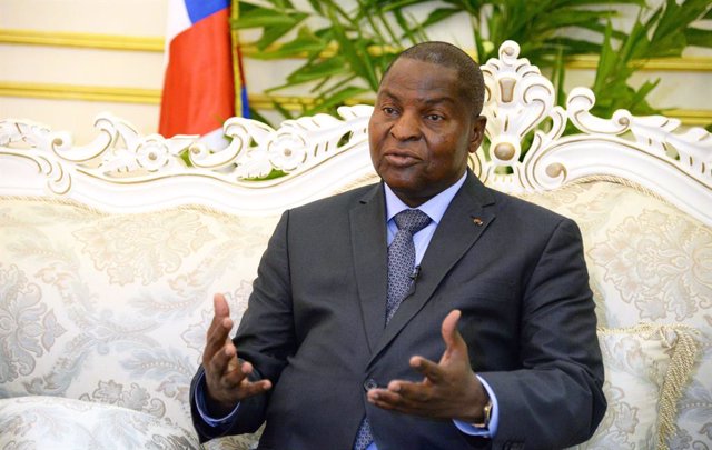 El presidente de República Centroafricana, Faustin-Archange Touadéra