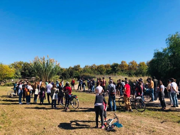 Imagen de una de las acciones de Cuidem Benimaclet.