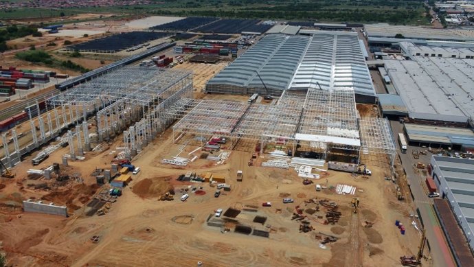 La planta de ensamblaje Silverton de Ford en Sudáfrica.