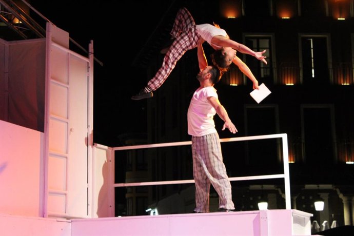 Foto de archivo de una obra de teatro en el Cánovas de Málaga 