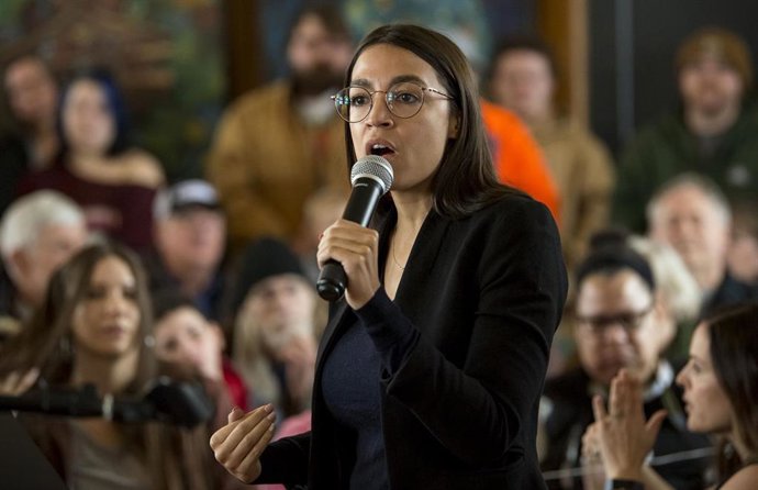 La miembro de la Cámara de Representantes de Estados Unidos Alexandria Ocasio-Cortez. 