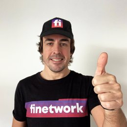 El operador de telecomunicaciones Finetwork, nuevo patrocinador del piloto de fórmula uno Fernando Alonso.
