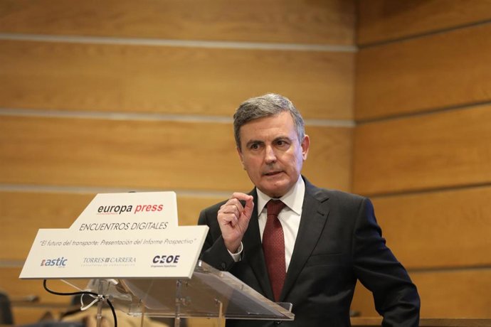 El secretario de Estado de Transportes, Movilidad y Agenda Urbana, Pedro Saura