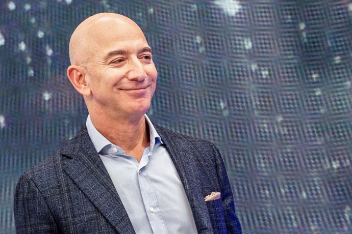 FILED - 25 September 2019, US, Los Angeles: Jeff Bezos, founder of Amazon, attends the company's novelties event. Jeff Bezos, the founder CEOof the online retail giant Amazon, will step down from his role and become the executive chair of the company's