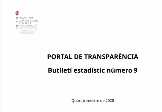 Portal de Transparencia del Govern balear.