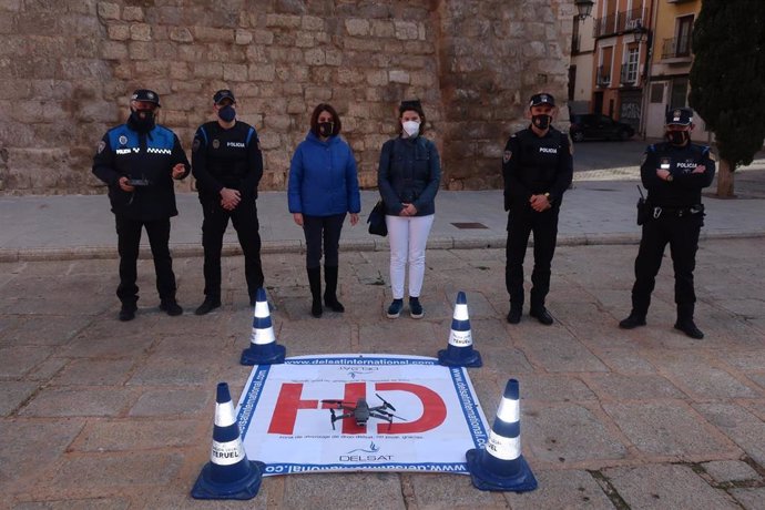 Nota Dron Policía Local Teruel