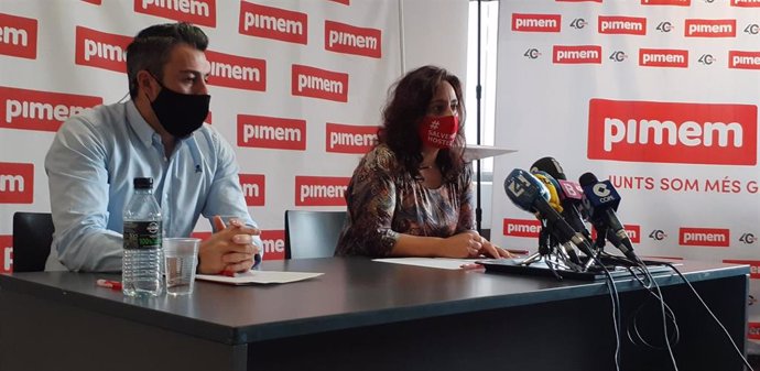Rueda de prensa de Pimem-Restauració y AREMA para informar sobre las acciones judiciales contra el cierre de la hostelería.