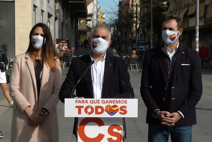 El candidato de Cs a la Presidencia de la Generalitat, Carlos Carrizosa