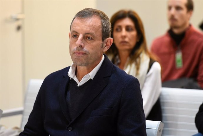 L'expresident del FC Barcelona, Sandro Rosell, en el judici