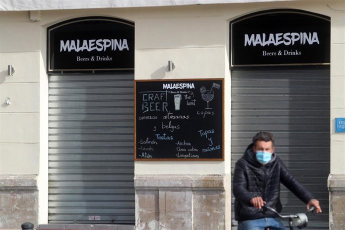 MLG 03-02-2021.-Cese de toda actividad no esencial en Málaga capital por la incidencia acumulada de COVID-19 durante al menos 14 días