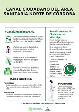 Imagen promocional del Canal Ciudadano del Área Sanitaria Norte de Córdoba.