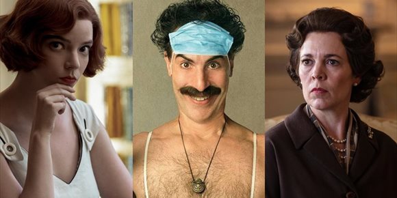 10. Anya Taylor-Joy, Sacha Baron Cohen y Olivia Colman hacen doble en las nominaciones a los Globos de Oro 2021