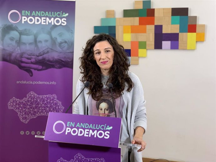 La coportavoz de Podemos Andalucía, Libertad Benítez.