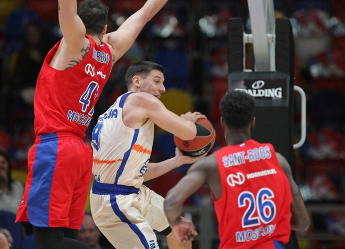 Van Rossom en un CSKA - Valencia Basket